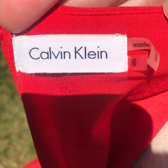 Calvin Klein red long dress - Picture 6 of 7